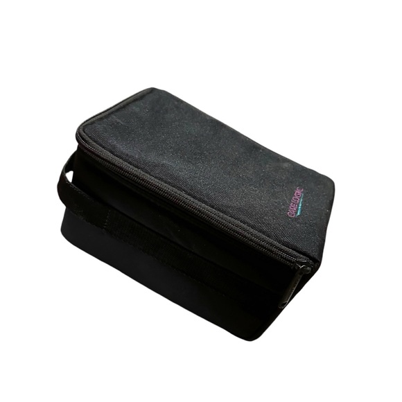 Case Logic Black 12 Cassette Tape Storage Soft Case 3/4 Zip Vintage 1990s 90s - Picture 4 of 10